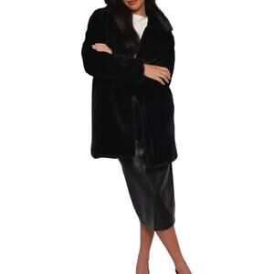 NWT Petal & Pup Meeka Faux Fur Jacket Size Small